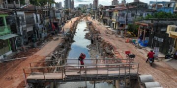 Obras da COP30 para saneamento têm ritmo lento em Belém – 28/02/2025 – Ambiente