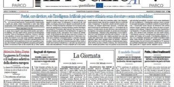 Jornal italiano publica edição feita totalmente por IA – 20/03/2025 – Tec