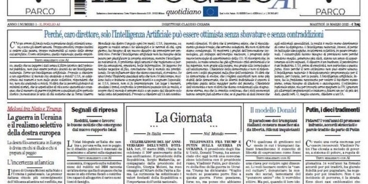 Jornal italiano deixa IA assumir o controle de uma edição – 27/03/2025 – Tec